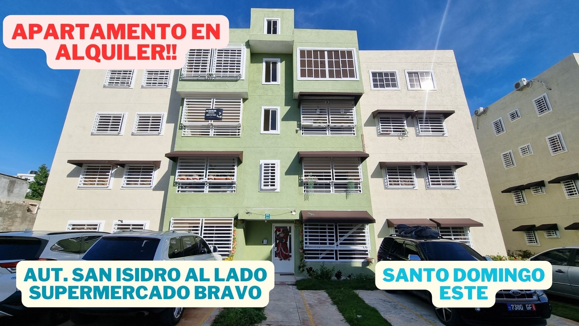 apartamentos - Alquiler de Apto. al lado del Supermercado Bravo San Isidro y del Acueducto. 10