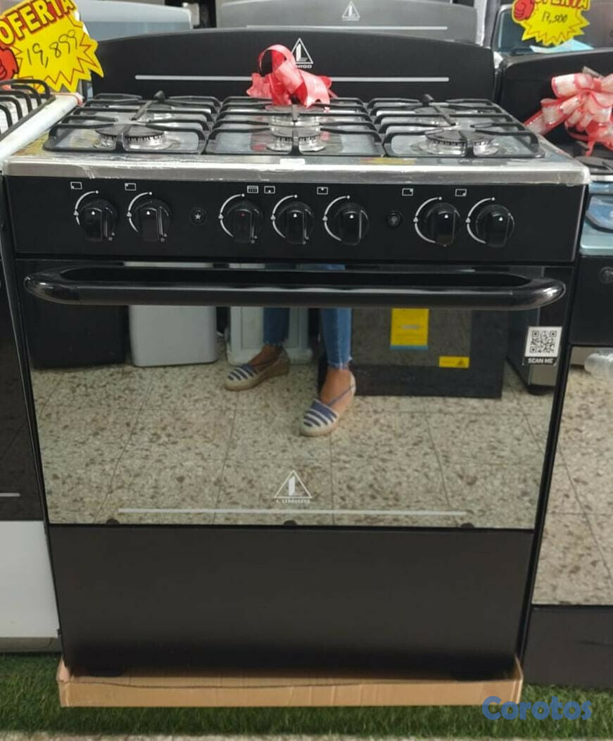 electrodomesticos - 
ESTUFA LUMIGO DE 6 HORNILLAS NUEVAS
