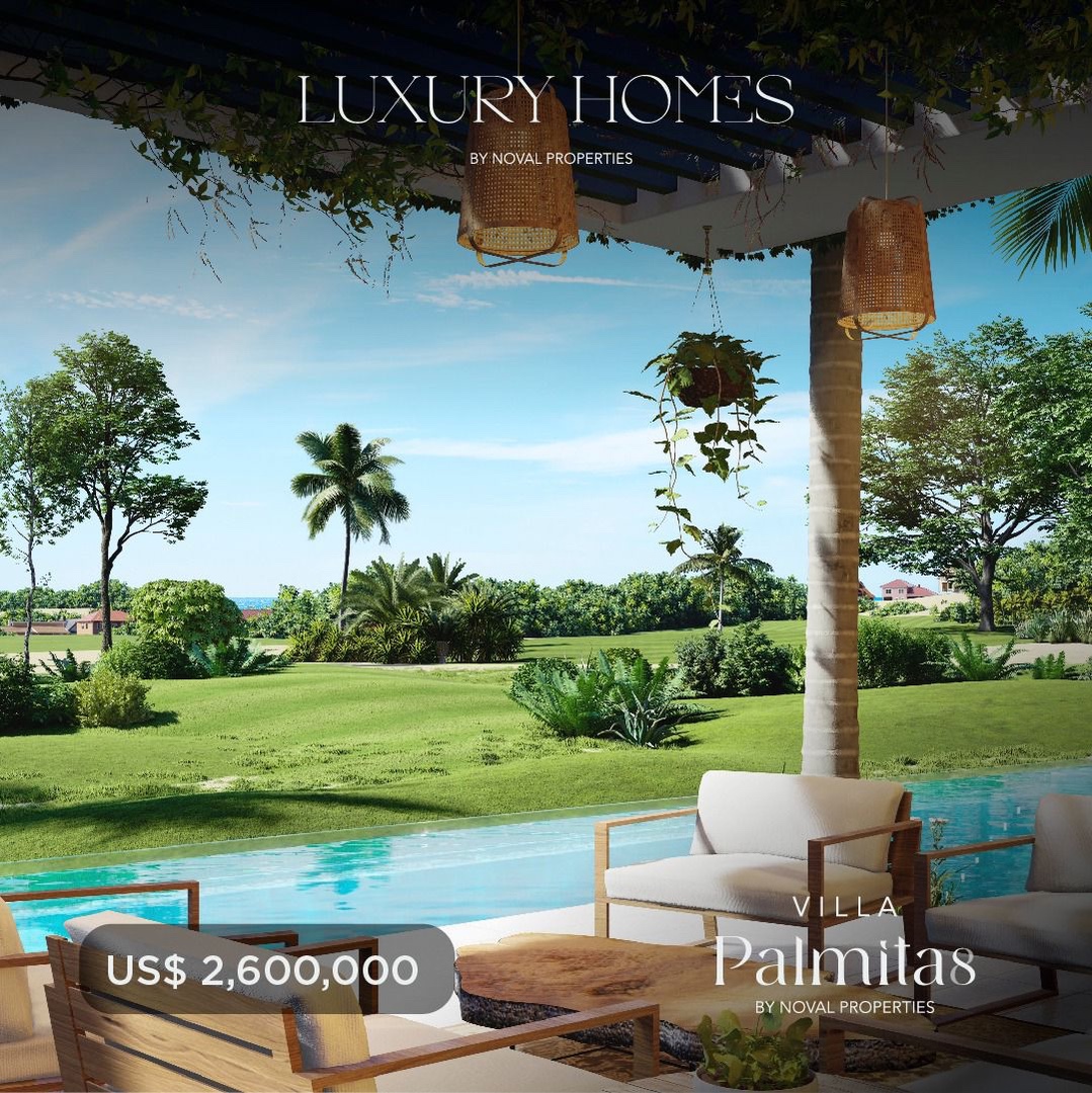casas vacacionales y villas - Venta de Villa de lujo en cap Cana punta cana zona turística  0