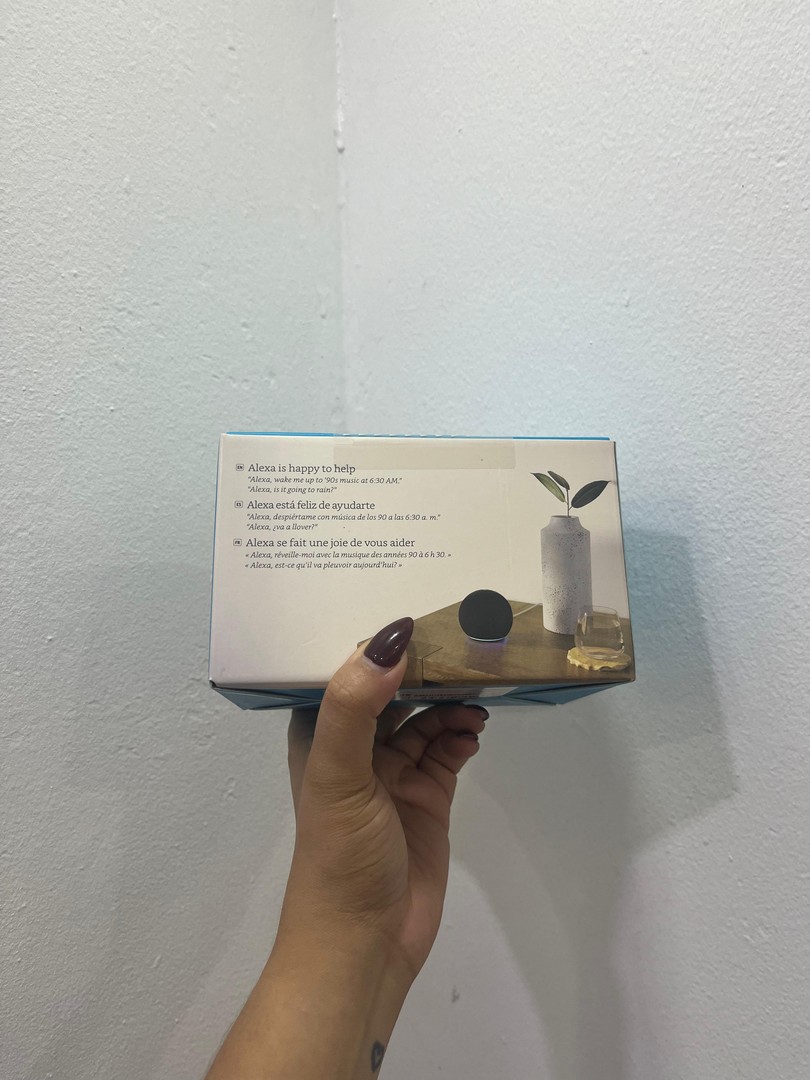 camaras y audio - ALEXA ECHO DOT SELLADA NEGRA  2
