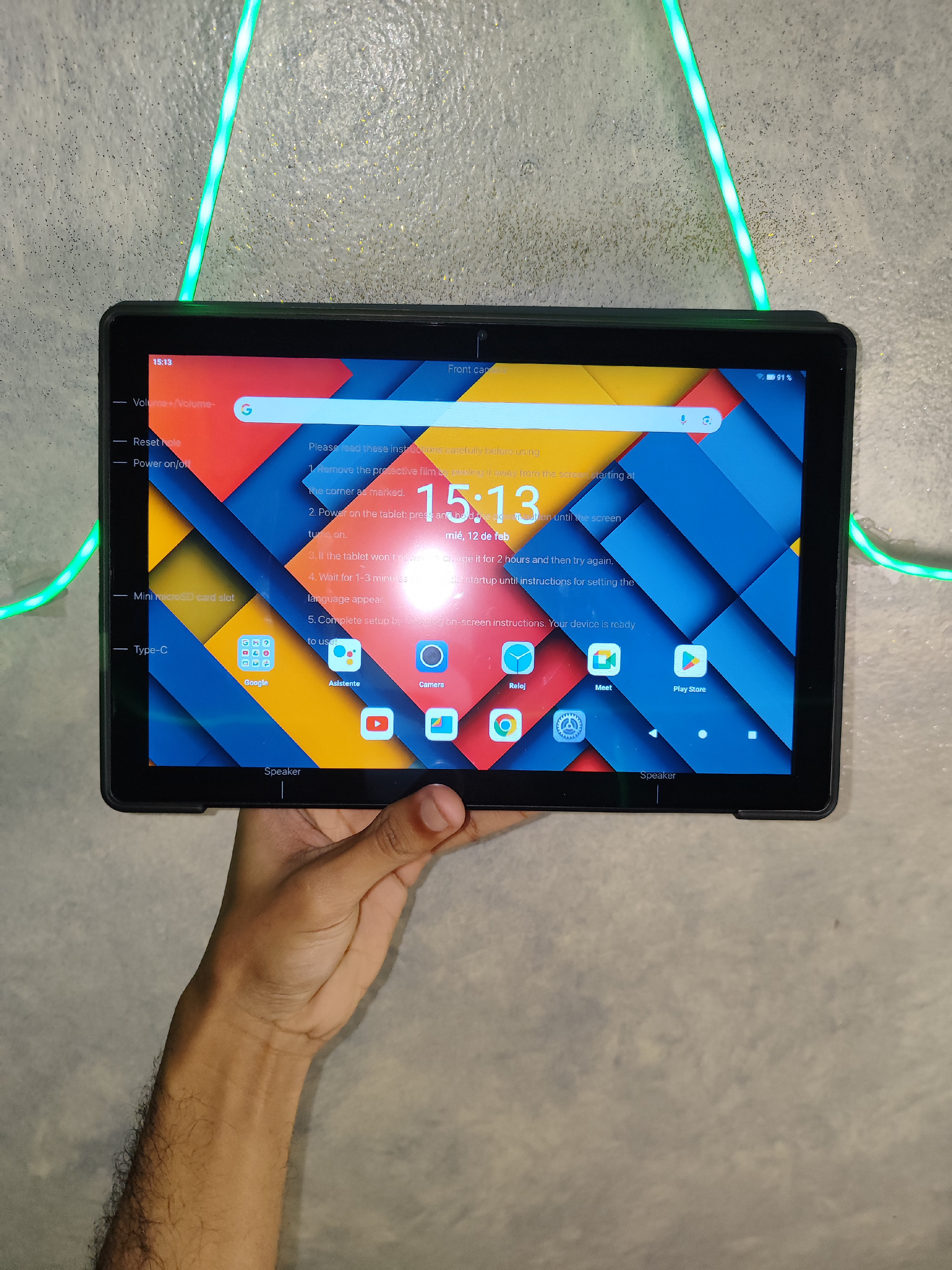 celulares y tabletas - Tablet 10.1" Android Tablet con procesador Octa-core, 10 GB de RAM, 128 GB 1