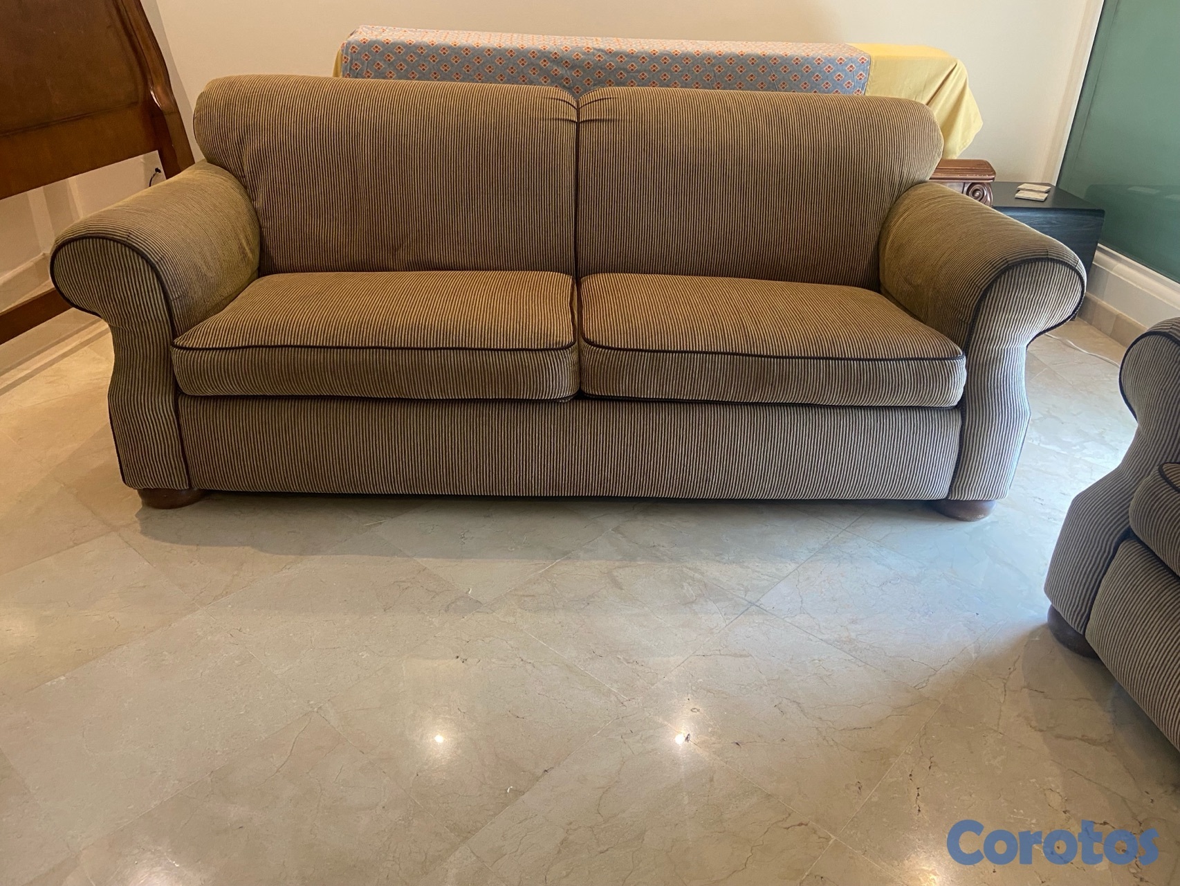 decoración y accesorios - juego de mueble de 3 y 2 confortables 2