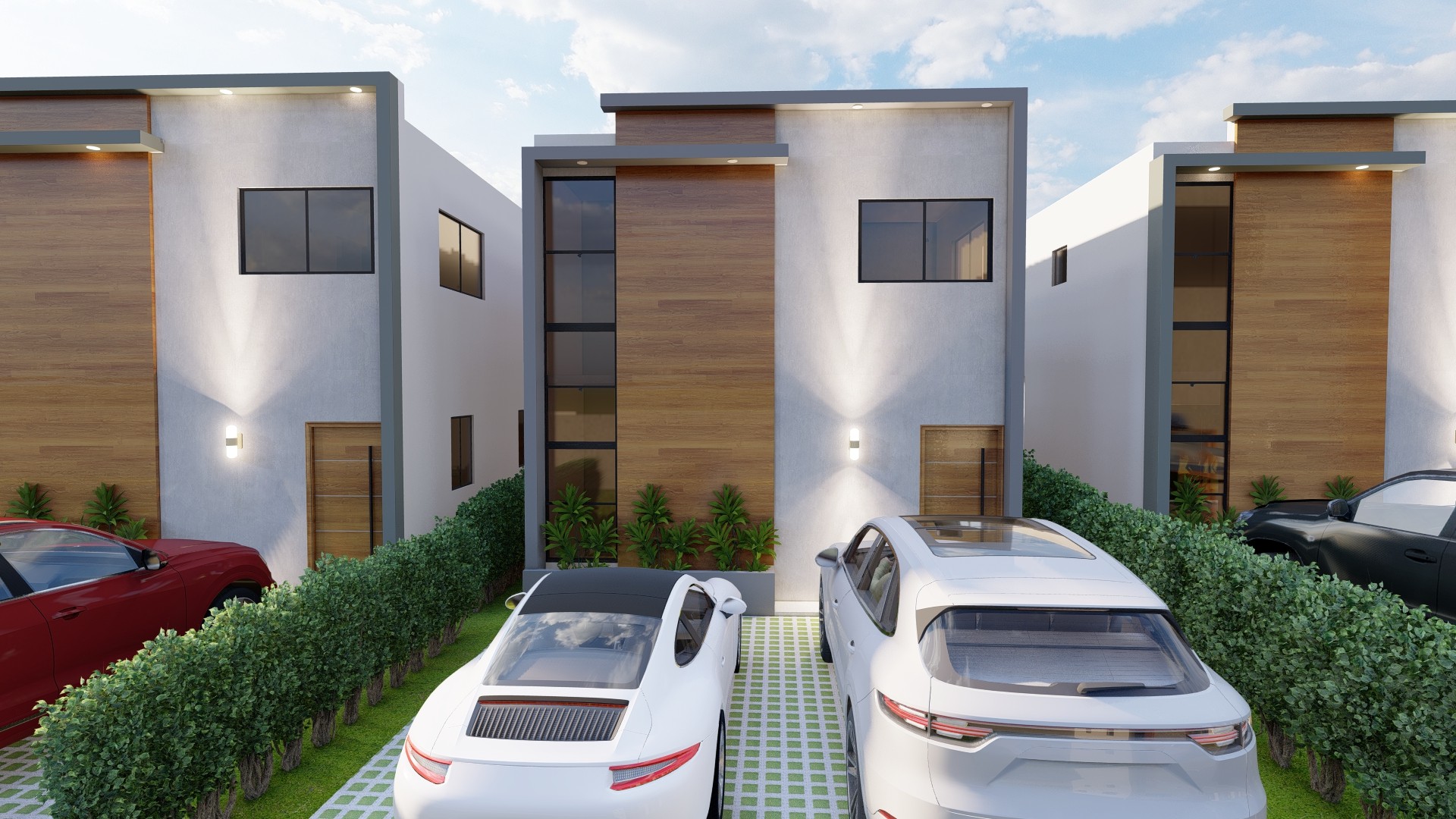 casas - Venta de casas de 3 habitación dos niveles en bávaro a bajo costo