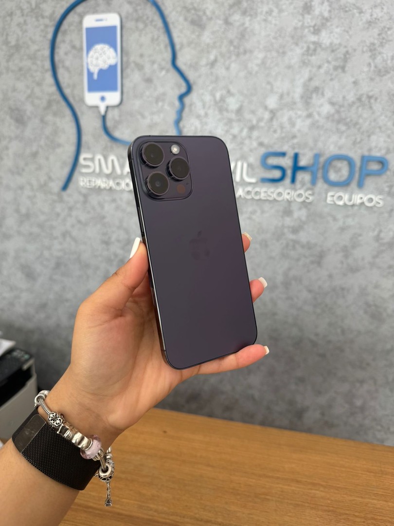 celulares y tabletas - iPhone 14 Pro Max 1Tb eSIM Deep Purple Factory (Somos tienda fisica) 0
