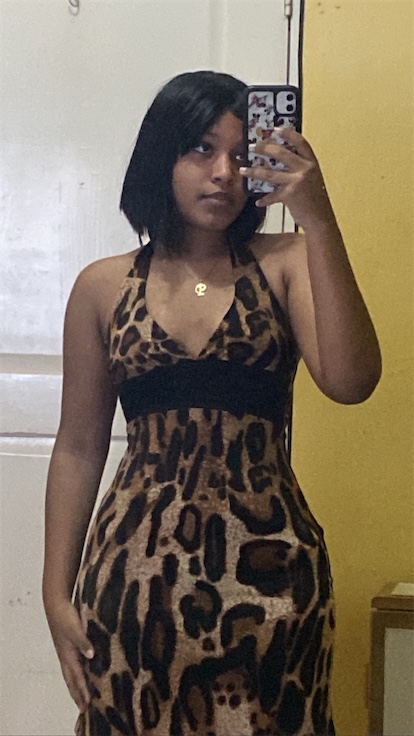 ropa para mujer - Vestido Estampado Leopardo