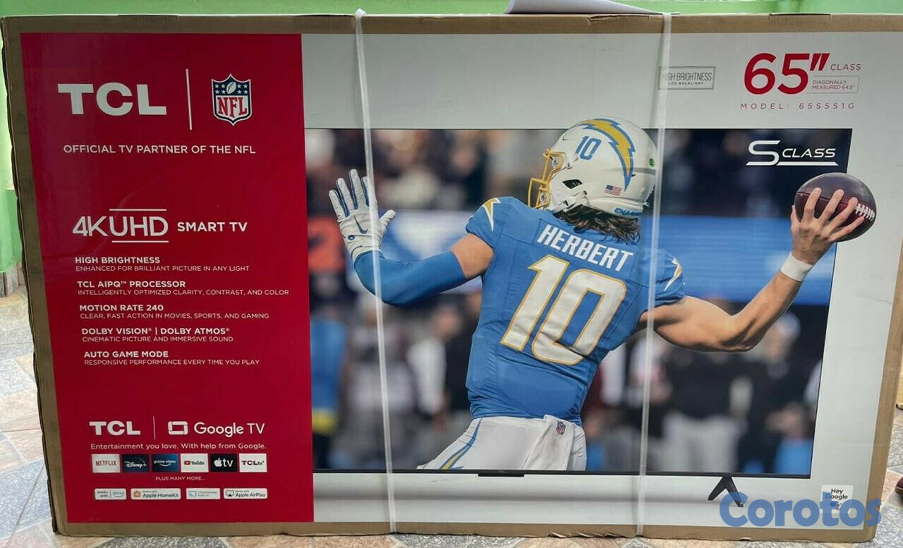 tv - SMART TV TCL DE 65 PULGADAS GOOGLE TV CONTROL POR VOZ 4K 2025 NUEVAS
