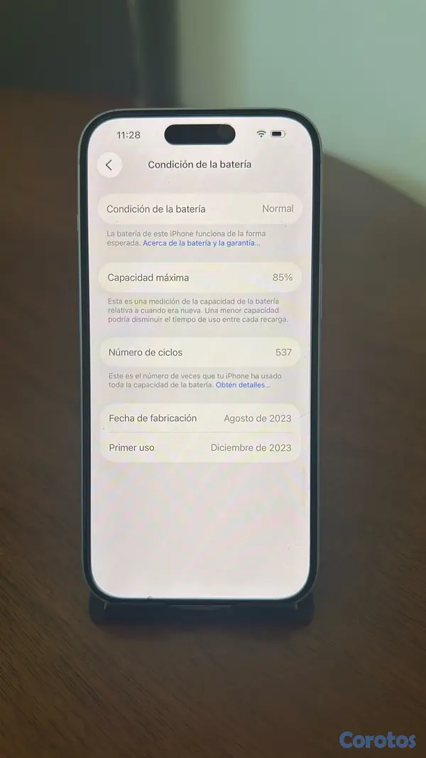 celulares y tabletas - iPhone 15 Normal 128 GB 6