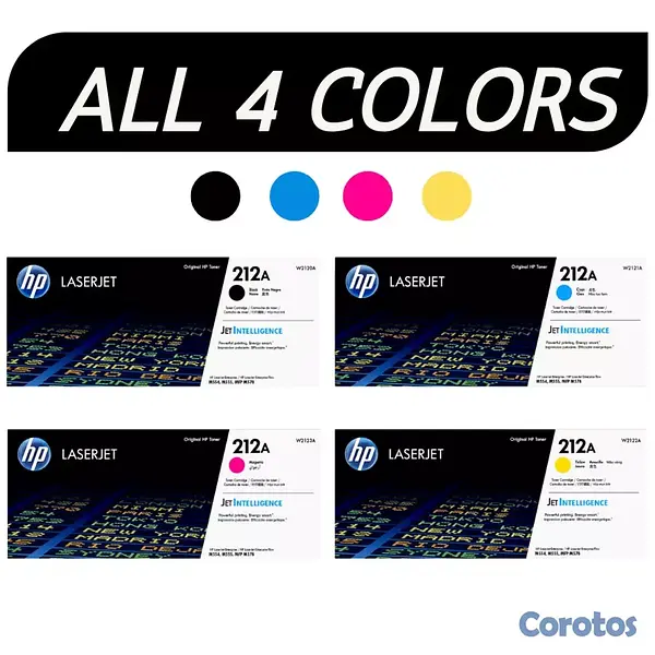 impresoras y scanners - TONER HP 212A -EN TODOS LOS COLORES  2