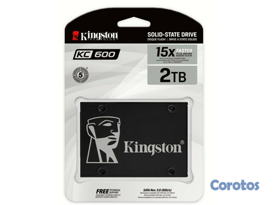 computadoras y laptops - DISCO DE ESTADO SOLIDO KINGSTON SSD 2048GB, (2TB) 2.5", SATA REV. 3.0, 550 MB/S 