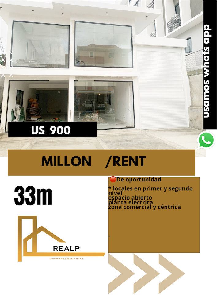 oficinas y locales comerciales - Locales en primer y segundo nivel 