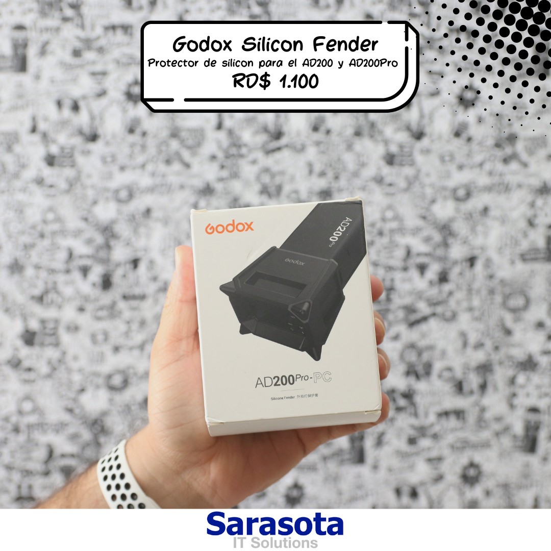 accesorios para electronica - Protector de silicón para Godox Ad200 o Ad200Pro