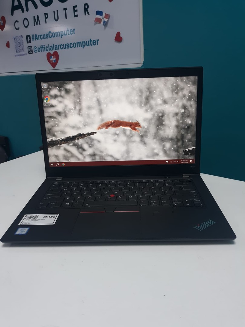 computadoras y laptops - Laptop, Lenovo ThinkPad T480s (touch) / 8th Gen, Intel Core i5 / 8GB DDR4 / 512G