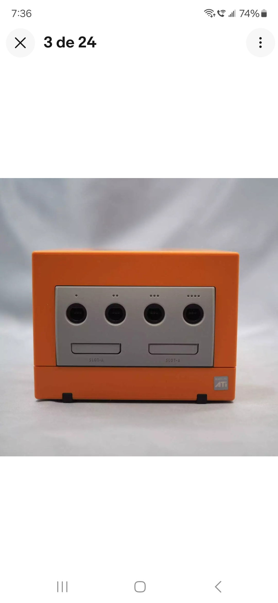 consolas y videojuegos - Nintendo Game Cube Naranja Edicion limitada full todo incluido  2