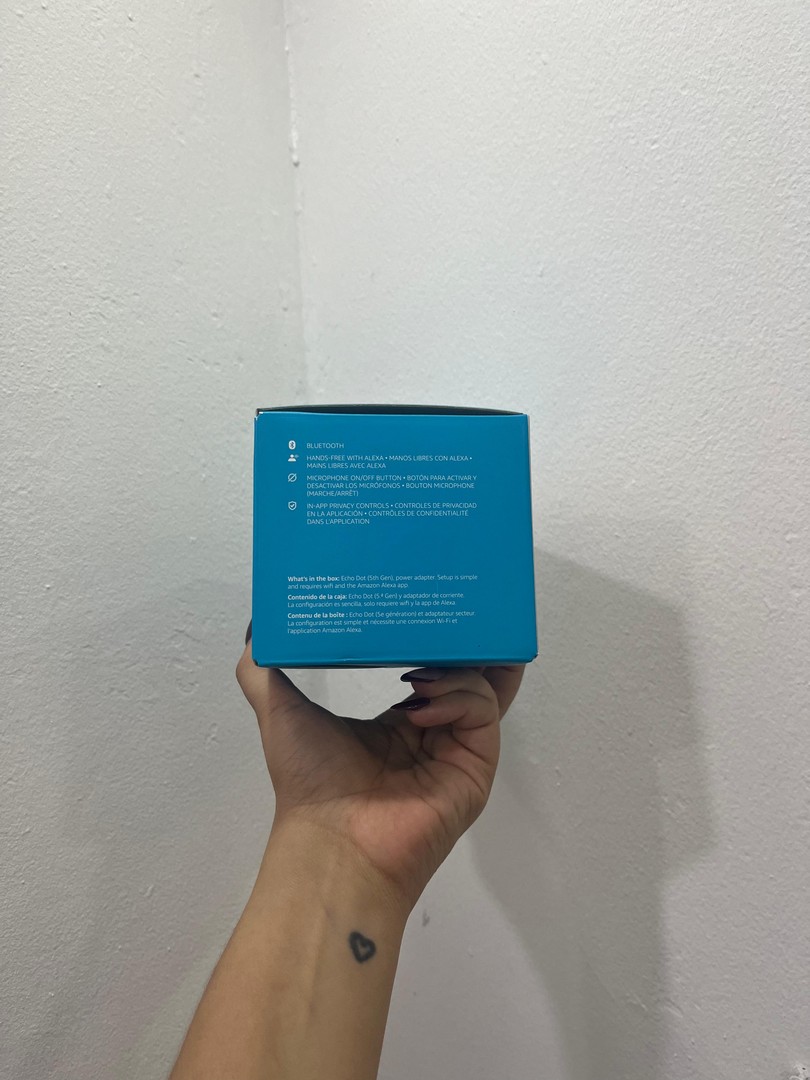 camaras y audio - ALEXA ECHO DOT SELLADA NEGRA  3
