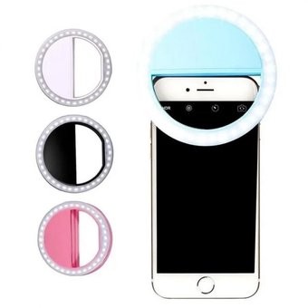 accesorios para electronica - Mini aro de luz para celular portatil selfie fotos 2
