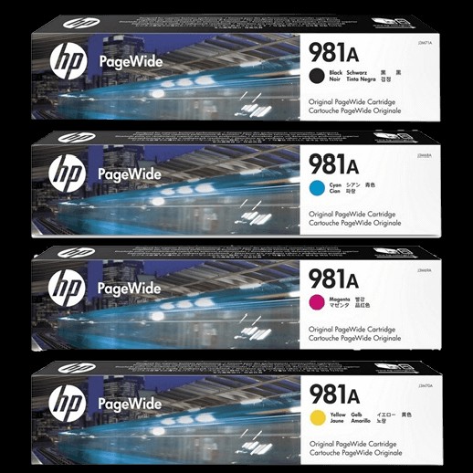 impresoras y scanners - CARTUCHO HP 981A EN TODOS LOS COLORES  PRINT CARTRIDGE - 1 X PIGMENTED  2