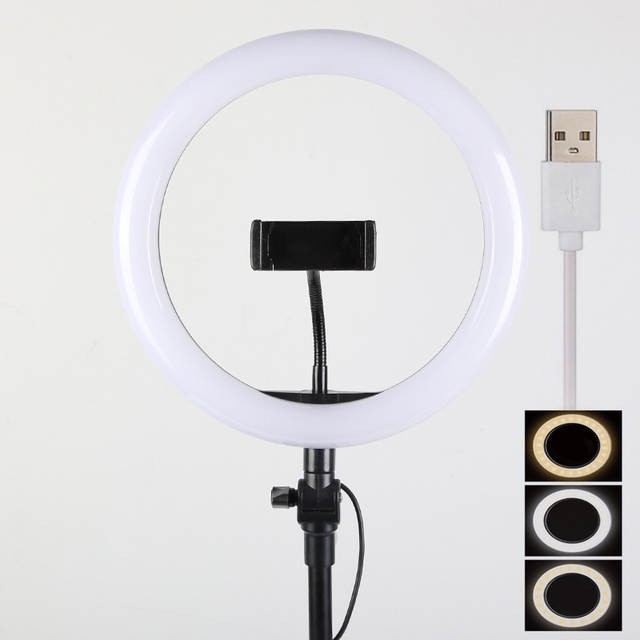 otros electronicos - Anillo Aro De Luz 10 Pulgadas Selfie Led + Tripode 2.5 Metros 6