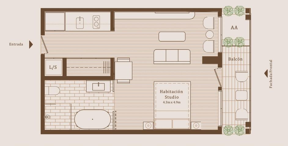 apartamentos - Apartamento con linea blanca  en venta con excelentes espacios de recreación  6