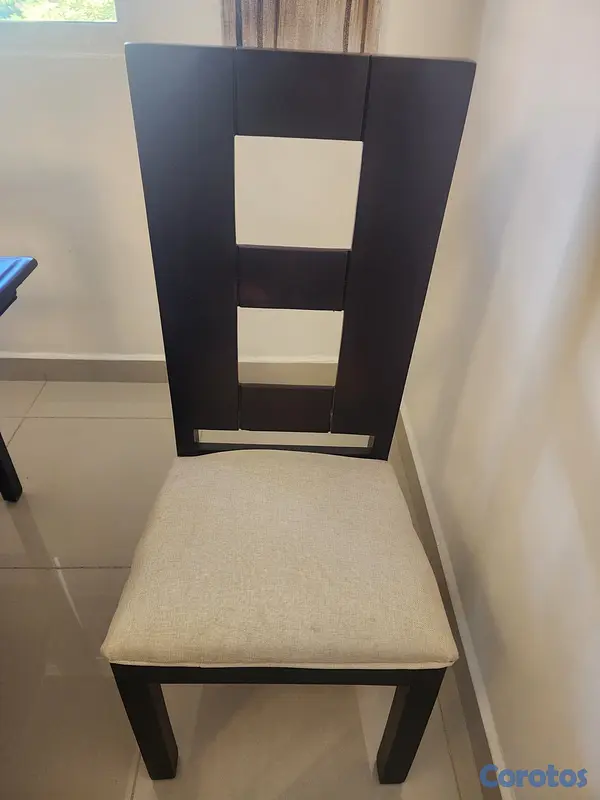 muebles y colchones - Comedor 6 sillas en Caoba Centenaria 5