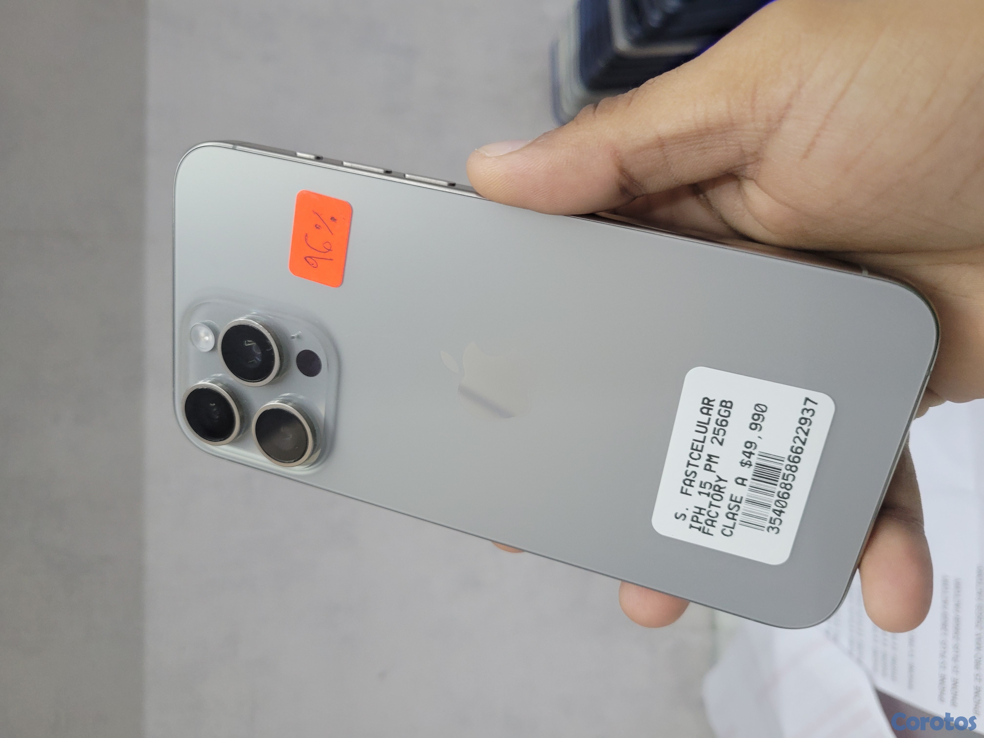 celulares y tabletas - iphone 15PM 256GB 