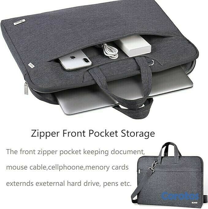 accesorios para electronica - Bolso con correa - Funda con asa - Estuche de transporte para laptop 15.6" 2