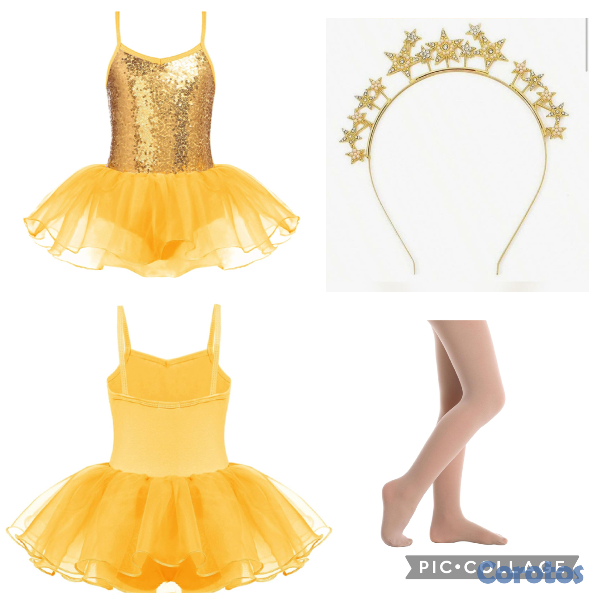 ropa y zapatos - Leotardo + Diadema de Estrellas  4