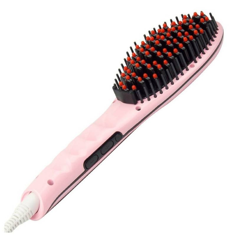 salud y belleza - Cepillo Alisador Profesional Térmico Electrico Plancha Secador Caliente 1