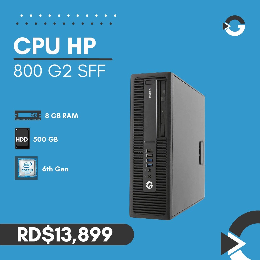 CPU HP EliteDesk 800 G2 SF Core i5-6500 @3.20 500GB HDD 8GB RAM