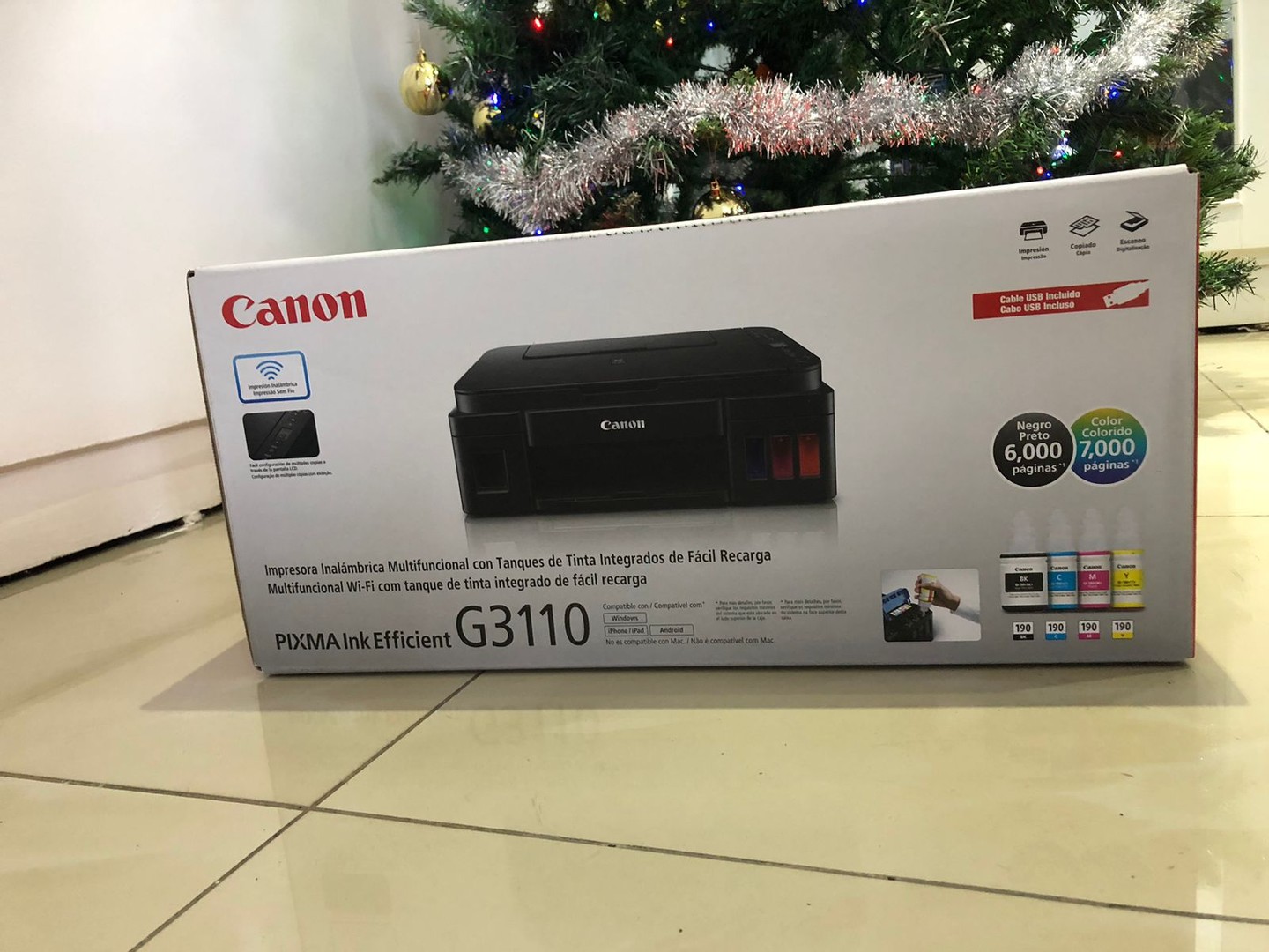 impresoras y scanners - Impresora Canon G3110 Multifuncional a Wifi Nueva y Sellada, Factura y Garantia 1