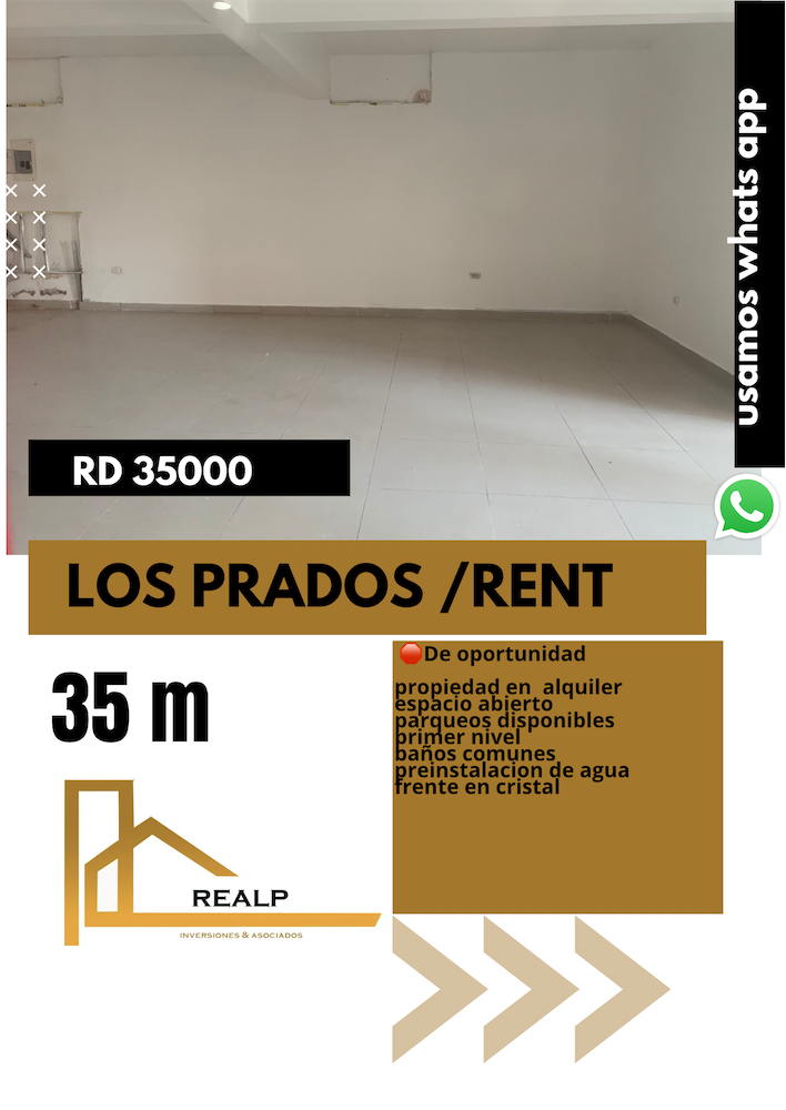 oficinas y locales comerciales - Local en primer nivel prados