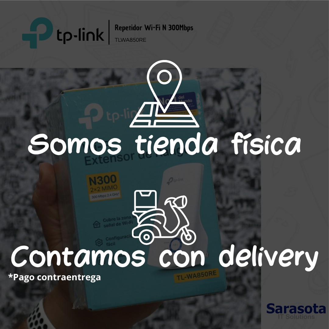accesorios para electronica -  TP-Link Repetidor WA850RE 2.4GHz N300 300mbps 3