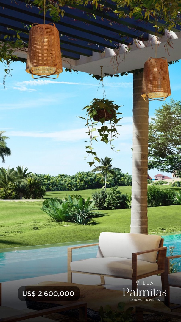 casas vacacionales y villas - Venta de Villa de lujo en cap Cana punta cana zona turística  2