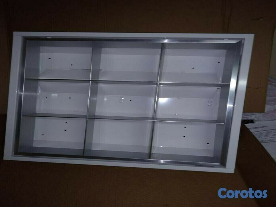 otros electronicos - luminarias parabolicas Sylvania 2' x 2', nuevas 5