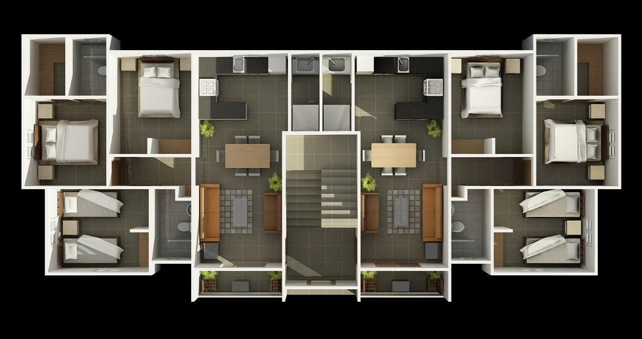 apartamentos - Apartamento en venta #24-1424 con 3 dormitorios, balcón, piscina, terraza. 3