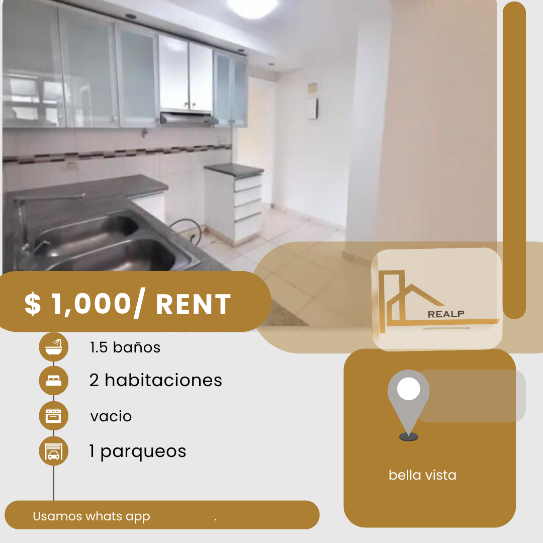 apartamentos - hermoso apartamento en zona céntrica bella vista  0
