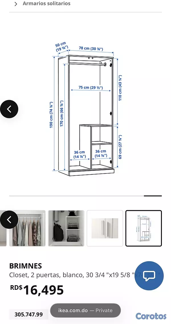 muebles y colchones - Vendo armario ikea 6