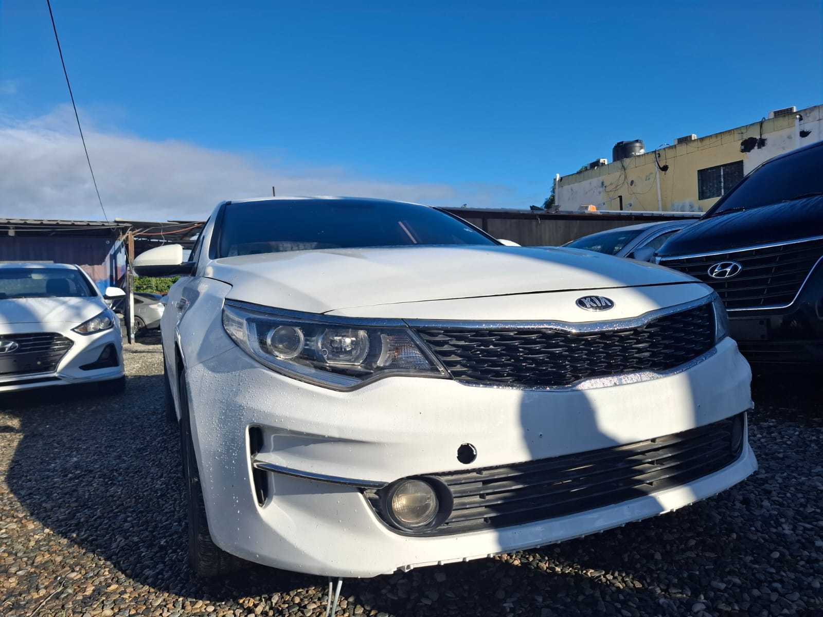 carros - Kia k-5 2017 blanco  2