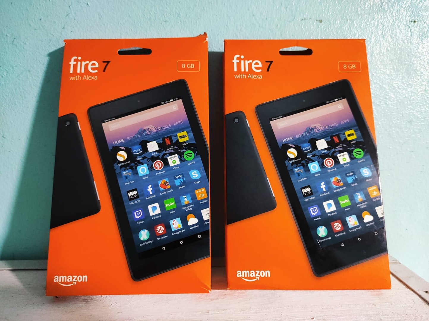 celulares y tabletas - AMAZON FIRE 7 NUEVAS DE 8GB 1 MES DE GARANTIA
