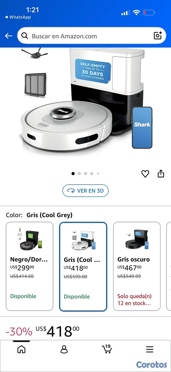 electrodomesticos - 
Shark Robot Vacuum 5