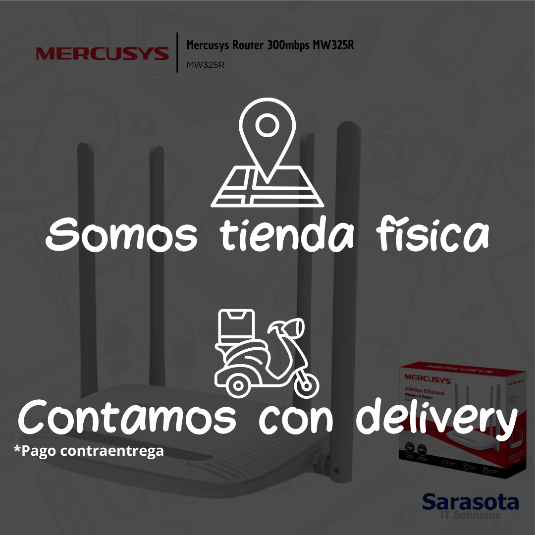 accesorios para electronica - Mercusys Router 300mbps MW325R 1