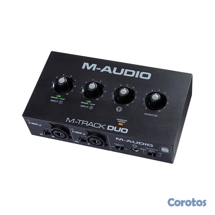 otros electronicos - Interfaz M-AUDIO M-Track DUO Para Studio  1