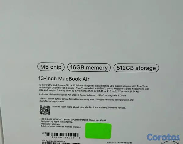 computadoras y laptops - MacBook Air 2026 con Chip M5 – 13.6” & 15”  4