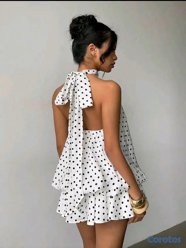 ropa para mujer - Vestido corto elegante  3