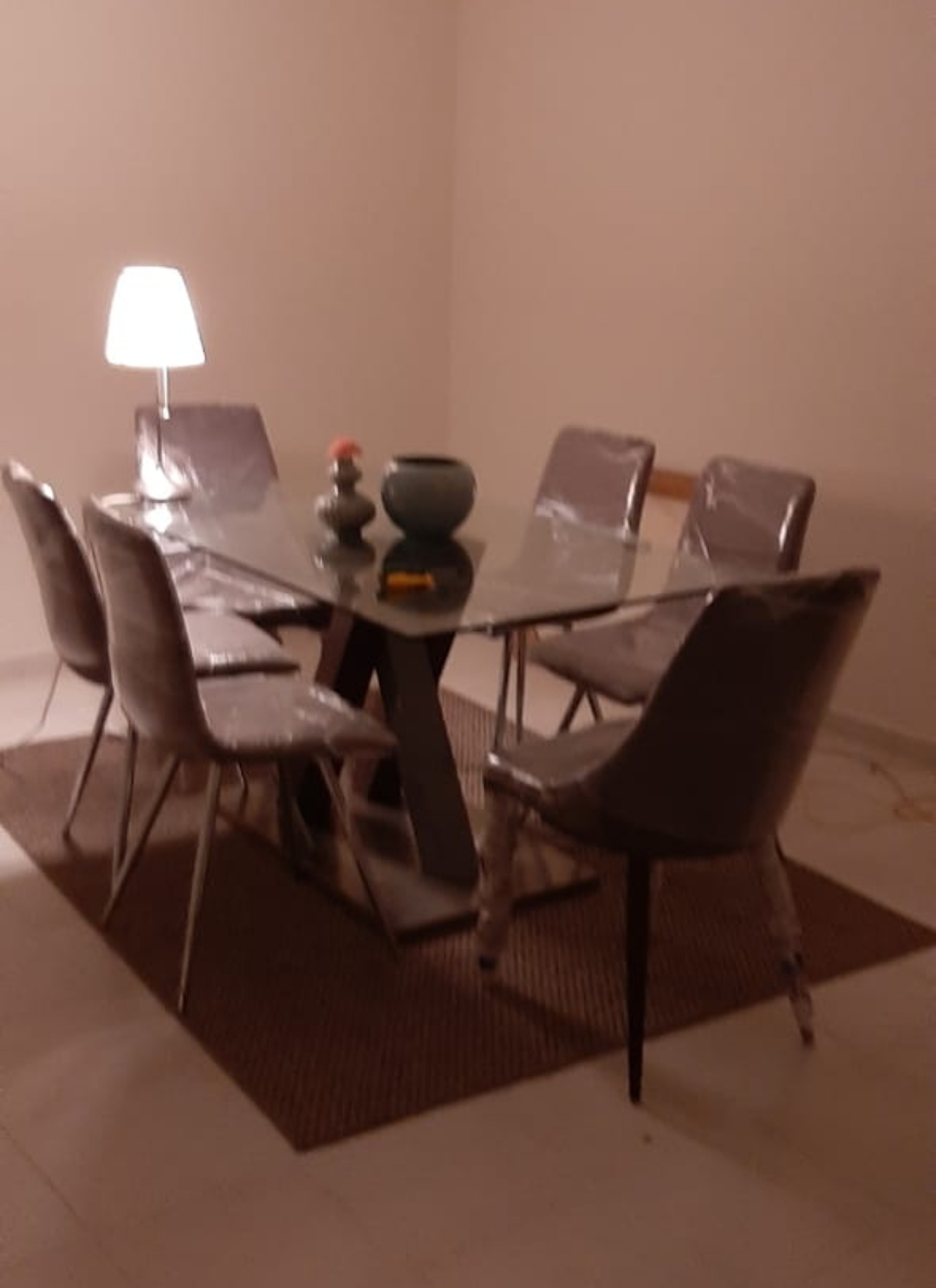 muebles y colchones - Juego comedor 1 mesa 6 silla
