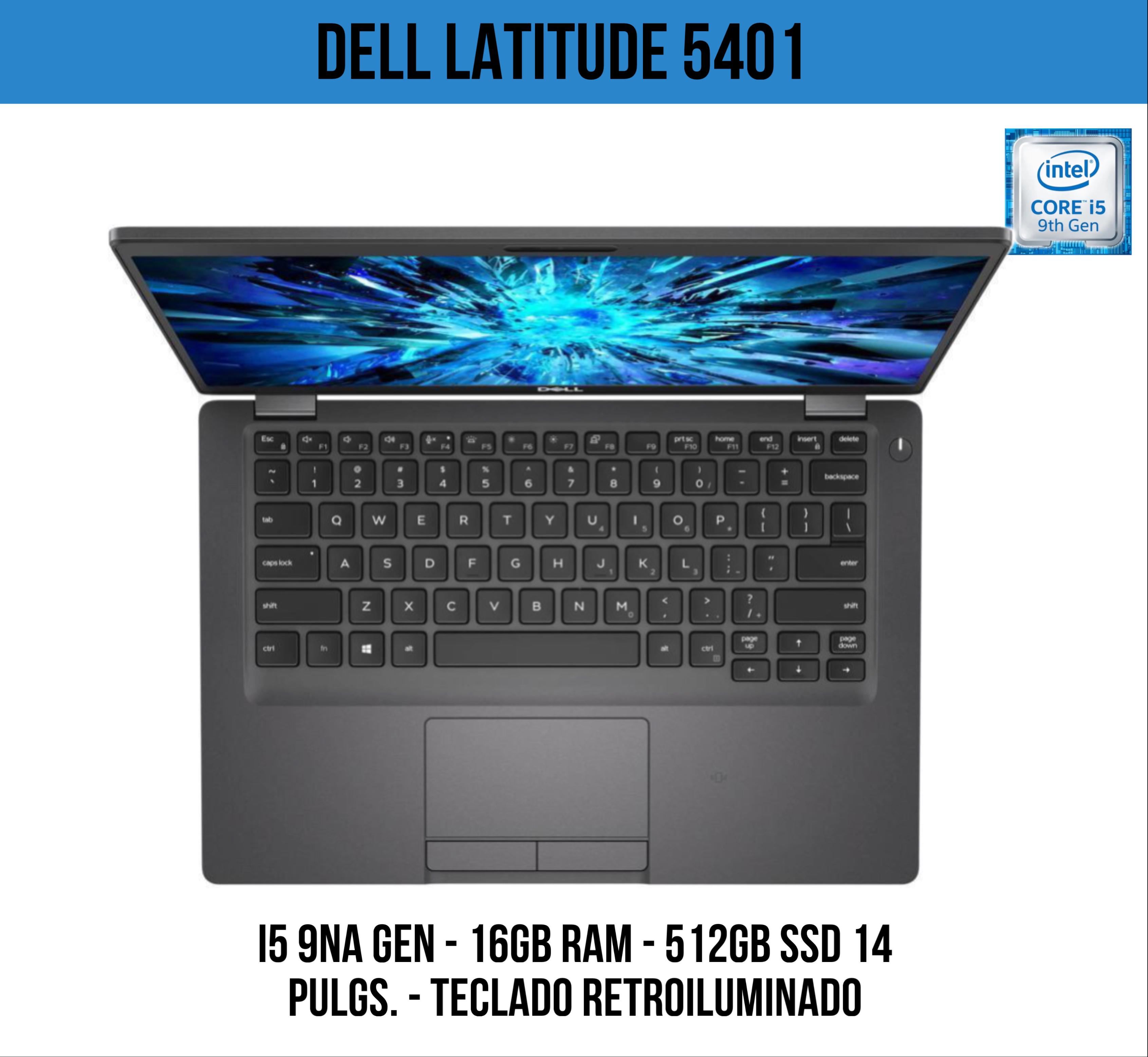 computadoras y laptops - Laptop Dell 5401 9th generacion 16GB RAM 0