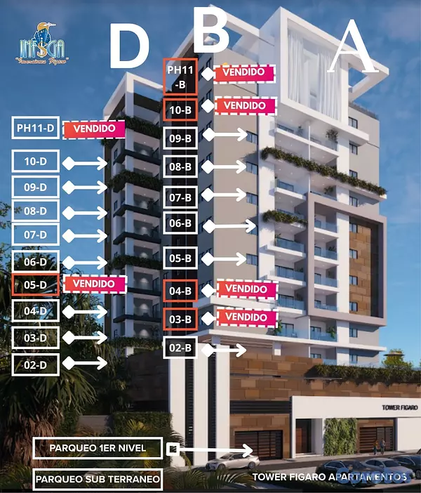 apartamentos - Tower F: Elegancia y confort en las alturas 3