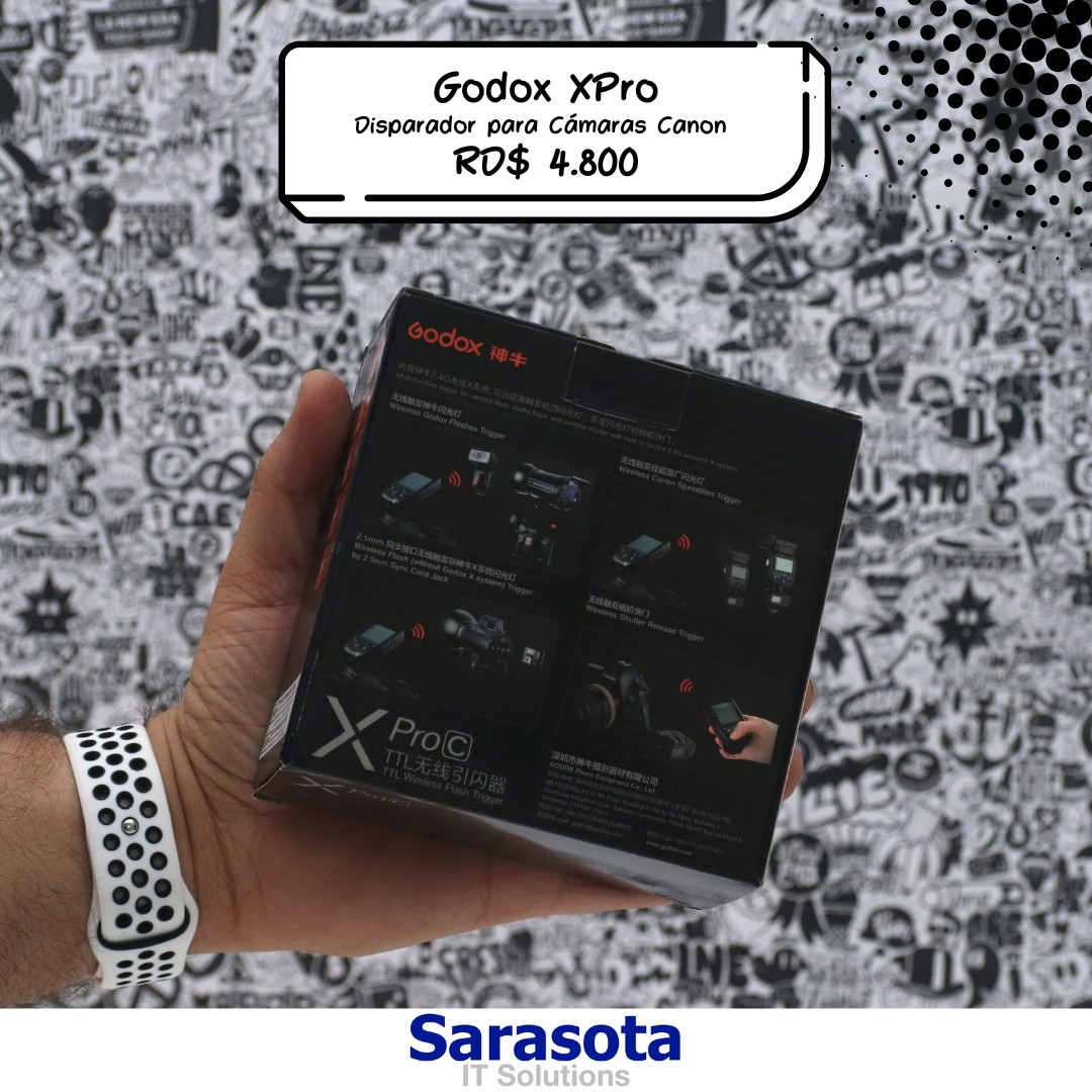 camaras y audio - Disparador Godox XPro para Canon Garantía 1 año Somos Sarasota 1