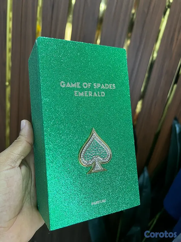 salud y belleza - vendo perfume game of Spaces emerald 3