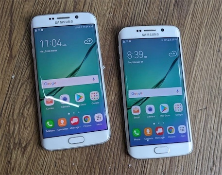 celulares y tabletas - Samsung Galaxy s6 Edge pequeño 3