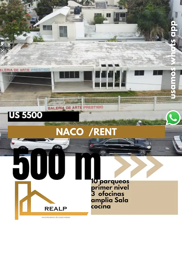 oficinas y locales comerciales - Local esquinero en Naco 1